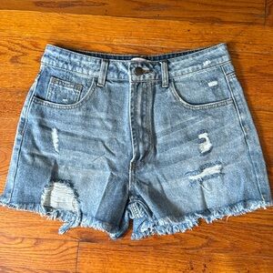 3/$20 Pink Lily High Rise Jean Shorts - Size 28